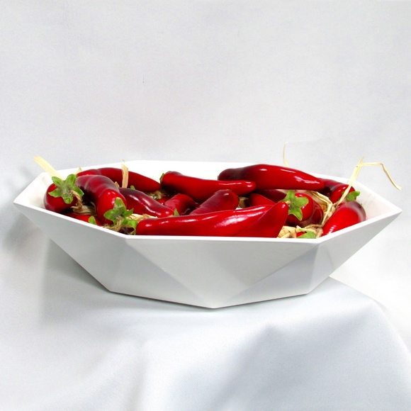 IKEA Arbete Decorative Fruit Bowl 12" White - Picture 1 of 6
